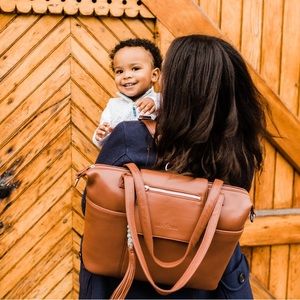 VGUC Camel Lily jade Madeline backpack